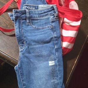 American Eagle Outfitters Women's Classic Blue Jeggings